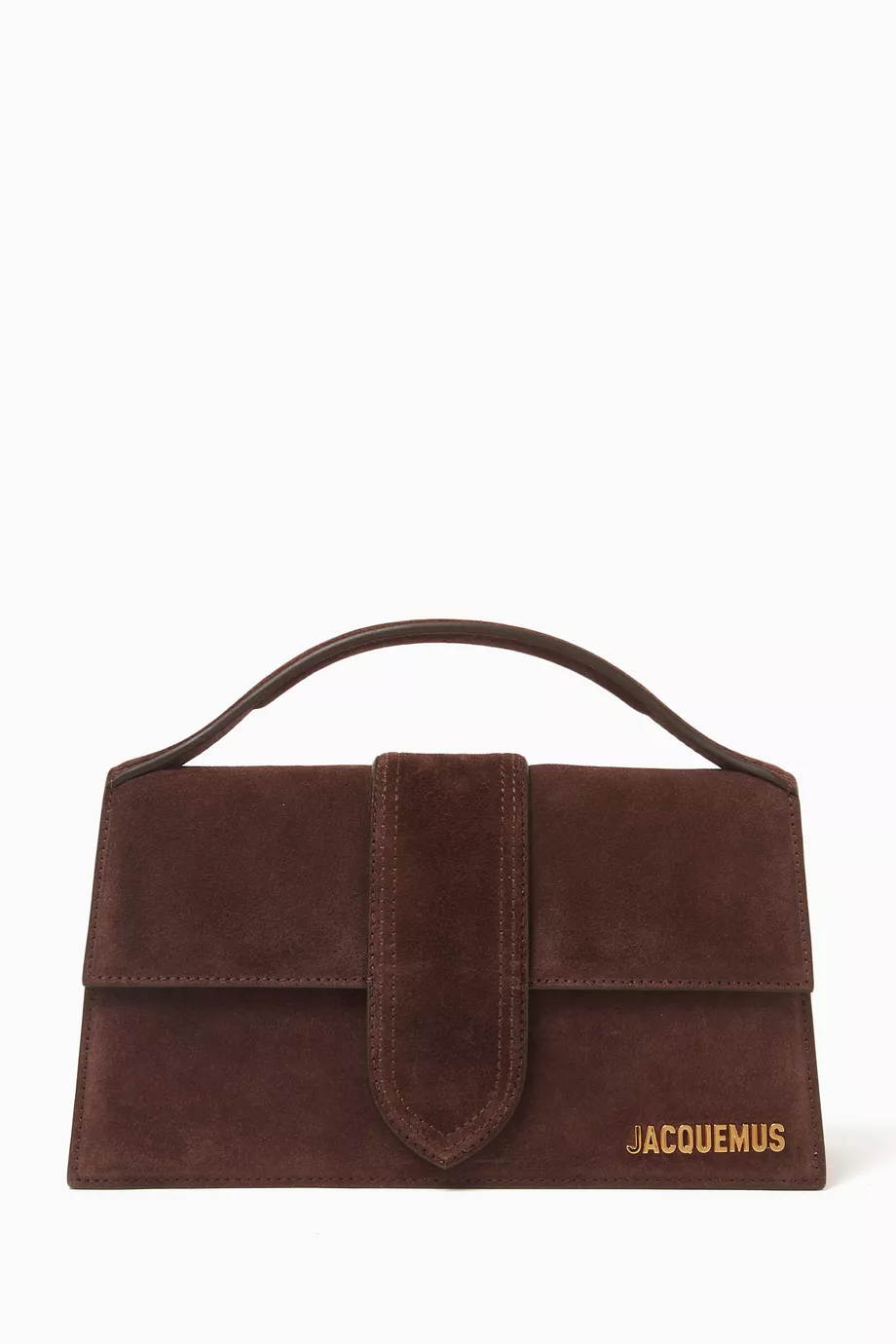 Jacquemus Le Grand Bambino Medium Tote Bag in Suede