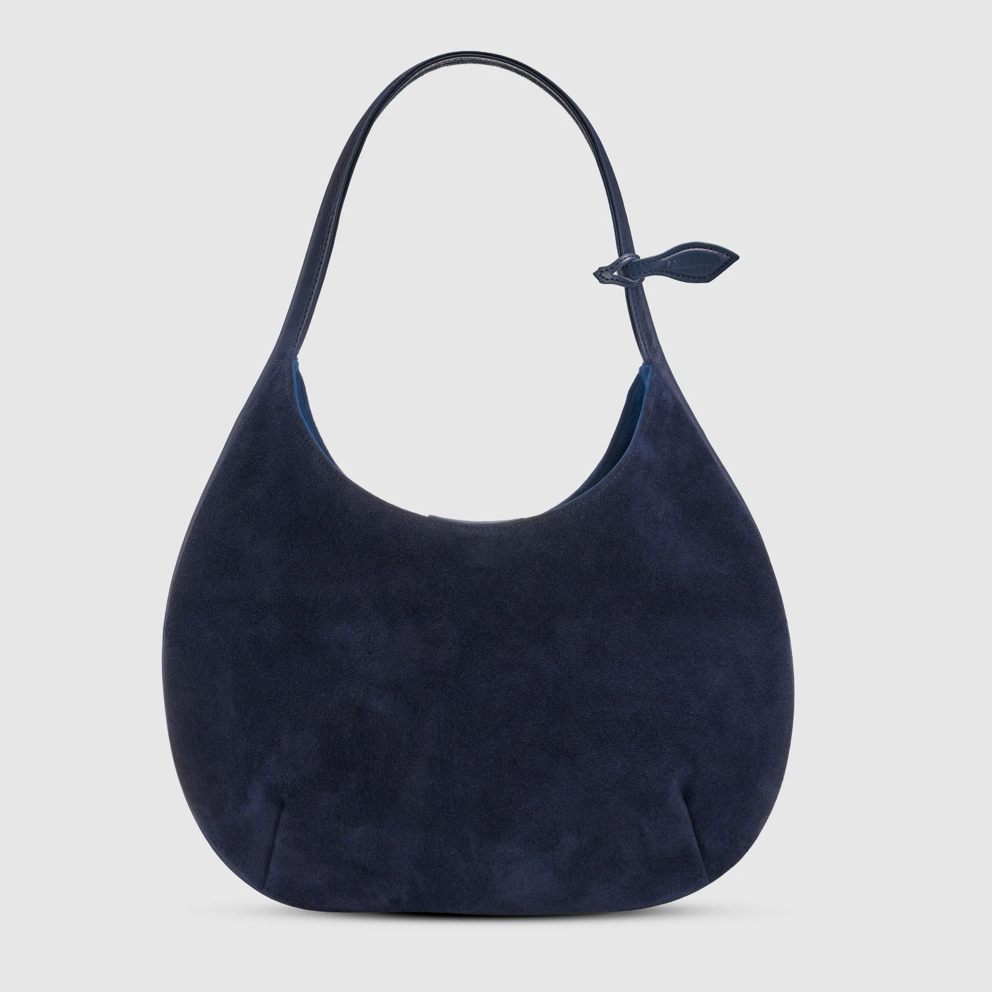 ANCHUVA REEF HOBO SOFT BAG IN NAVY SUEDE
