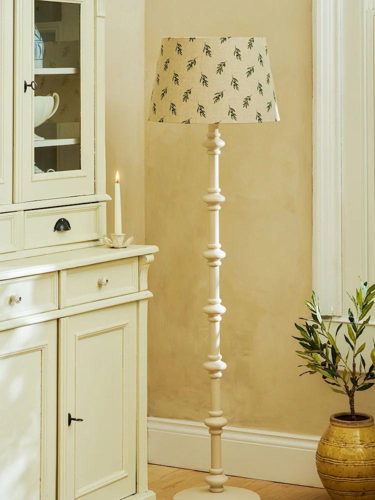 Next Icon Sophie Allport Neutral Olive Tapered Large Lampshade
