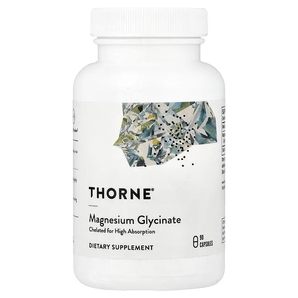Thorne Magnesium Glycinate 90 Capsules 120 Mg Per Capsule